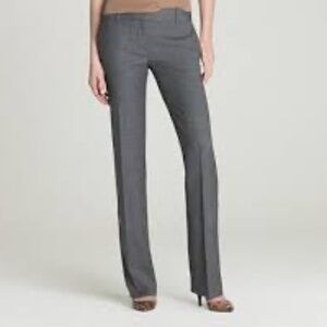 J.Crew Campbell Trouser Super 120's 100% Wool, Heather Flannel Gray, sz 6